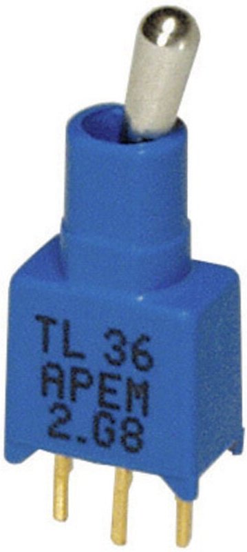 Apem - TL39WW05000 TL39WW05000 Kippschalter 20 v dc/ac 0.02 a 1 x Ein/Aus/Ein rastend/0/rastend 1 St.