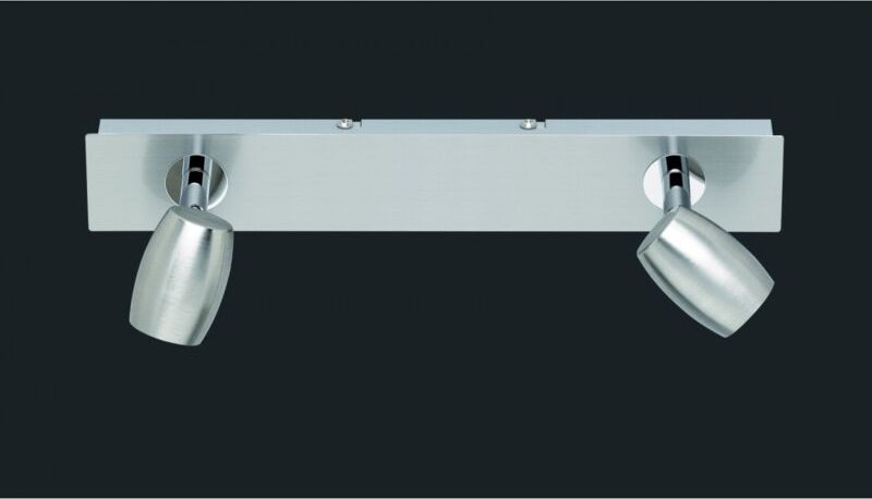 Deckenleuchte mit 2 GU10 Strahlern Michael Nickel Trio Lighting