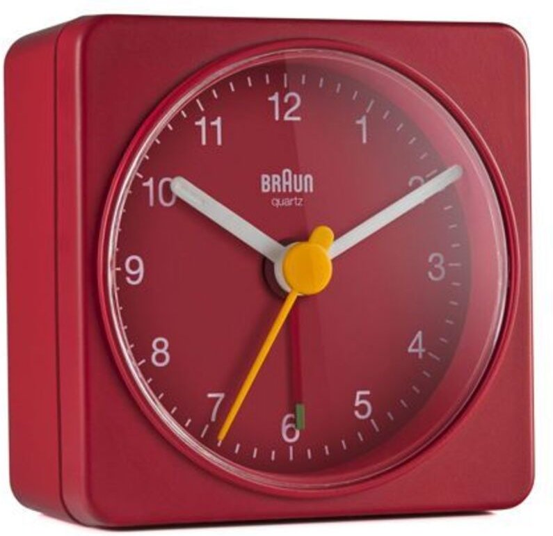 Braun BC 02 R Quarzwecker rot