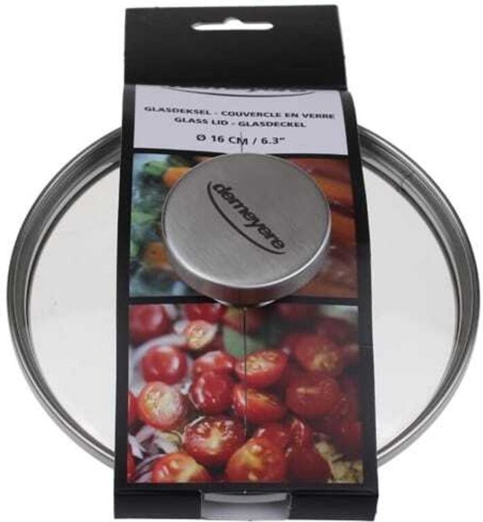 Demeyere Deckel, 16 cm rund Glas (40850-752-0)