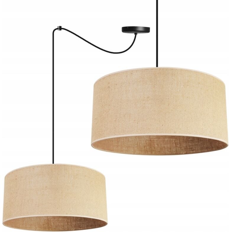 Hängelampe, Deckenleuchter, Lampenschirm 40 cm, Spinne