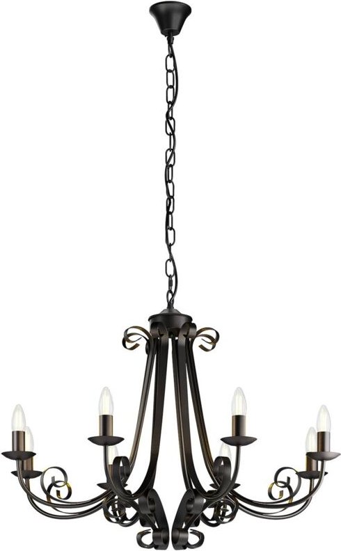 Lindby - Kronleuchter 'Scaleria' aus Metall für Wohnzimmer & Esszimmer von