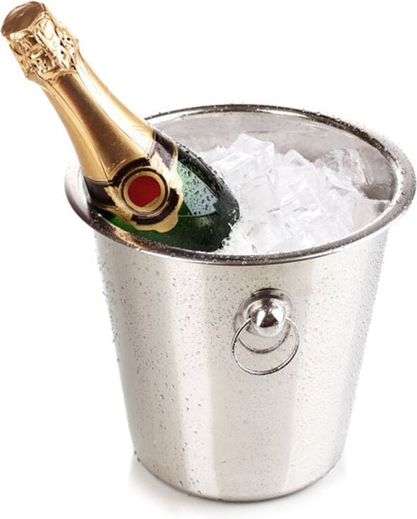 Thumbnail - Eiskübel aus Edelstahl, für Flaschen, 21x20cm 73708