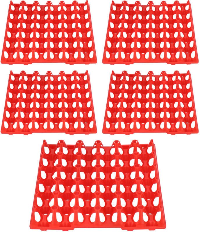 Stapelbare Eierkartons, 30 Eierboxen mit Fächern, Stütztablett für sichere Lagerung und Transport - Kunststoffständer fü...