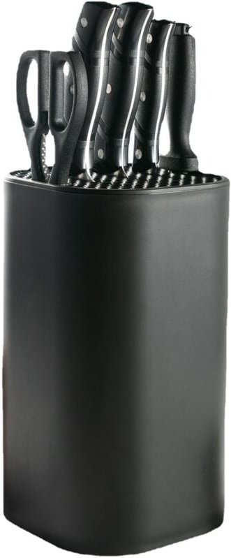 4-in-1 Universal-Küchenmesserhalter, quadratisch, Besteckständer