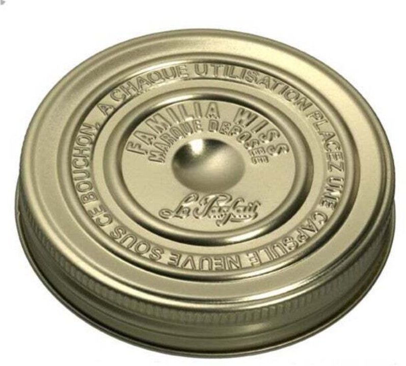 Satz mit 6 schraubkappen 8,2 cm Le Parfait 610087