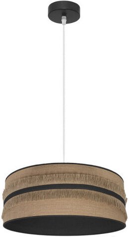 Pendelleuchte natalia 1xe27 schwarz/sac-schwarz regx40x40 cm