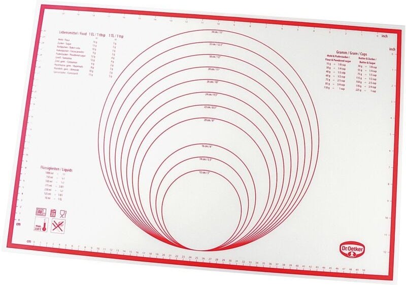 Ausrollmatte Silikon 60 x 40 cm