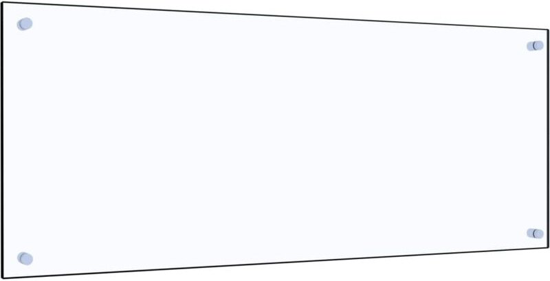 Küchenrückwand Transparent 100×40 cm Hartglas Vidaxl Transparent