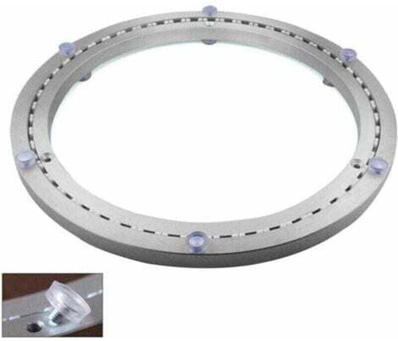 Roulement De Plateau Tournant en Métal, Rond Pivotant Base, Rotatifs 360°, Roulements à Billes à Une Rangée, pour Les Ch...