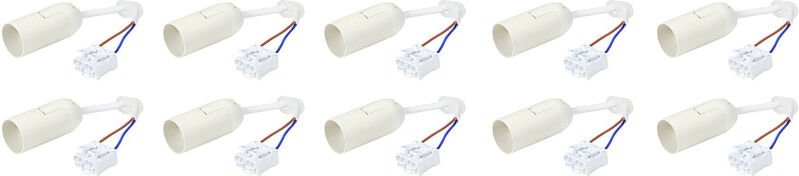 Sygonix - SY-4995234 Lampenfassung E14 10er Set 230 v 500 w mit Klemmanschluss