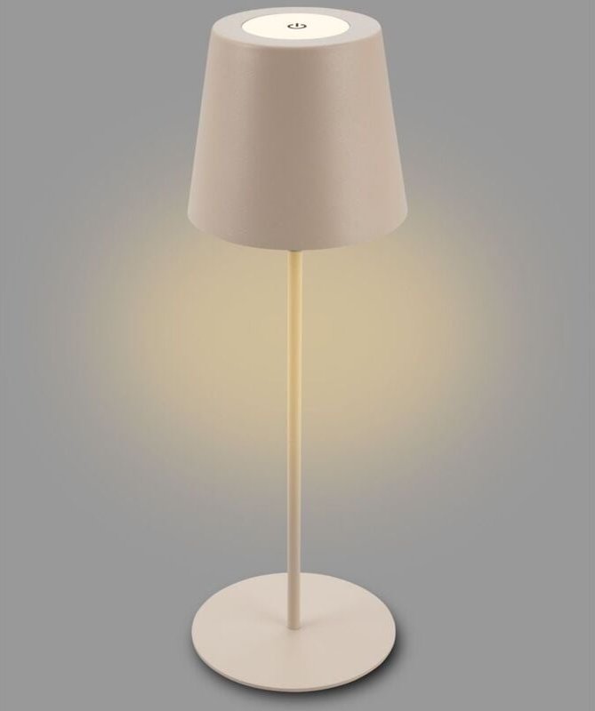 Tischlampe Akku Tischleuchte Kabellos Touch höhenverstellbar Akku tauschbar