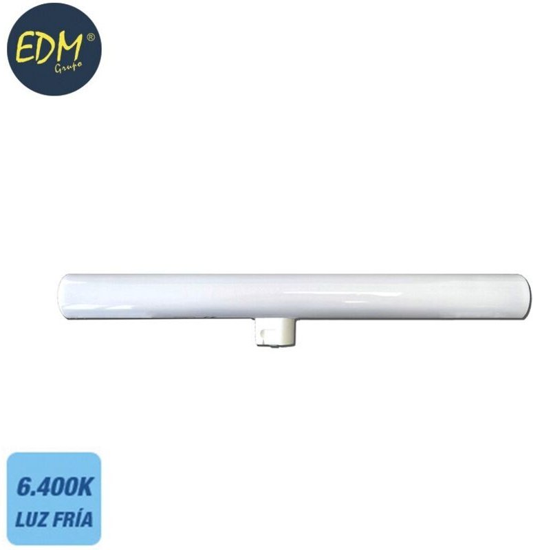 EDM - Linestra led 1 Sockel S14D 7W 750lm 6400K Kaltlicht 300x30x47mm