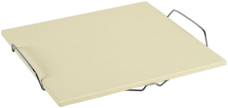 KÜCHENPROFI Pizzastein mit Gestell 38x33,5x1cm