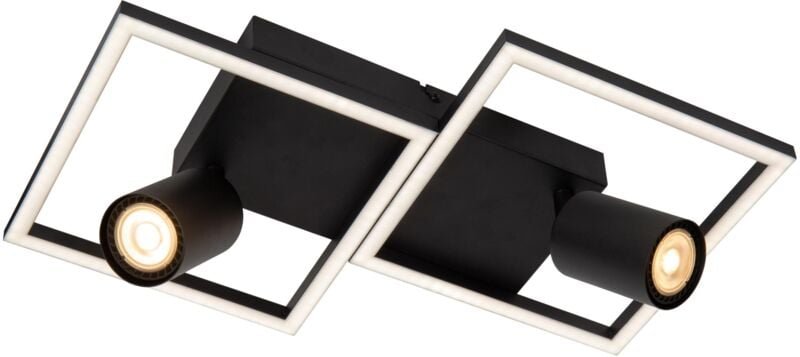 Arianne - Deckenleuchte - led - 2xGU10 - Schwarz - Lucide