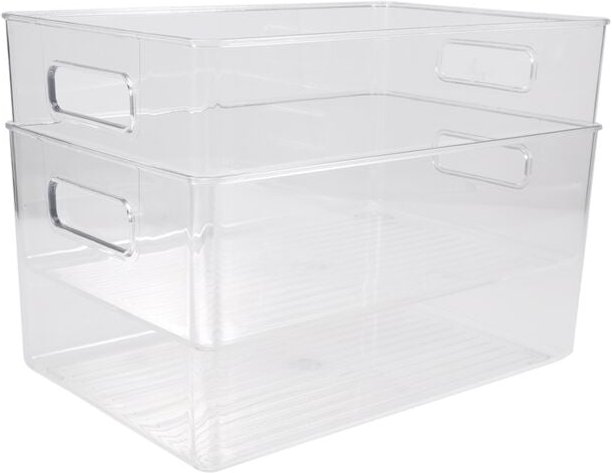 Stück Kunststoff-Aufbewahrungsbehälter für Küche, Speisekammer, Kühlschrank oder Gefrierschrank, Lebensmittel- und Bucha...