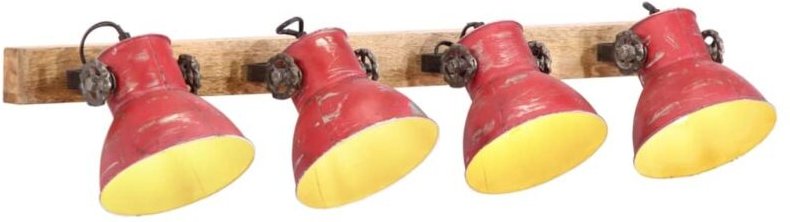 Wandleuchte 25 w Rot 90x25 cm E27 Vidaxl