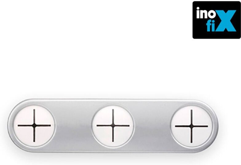 Inofix - Selbstklebender Aufhänger für Küchentücher Mattchrom 2083-7-000 Blister