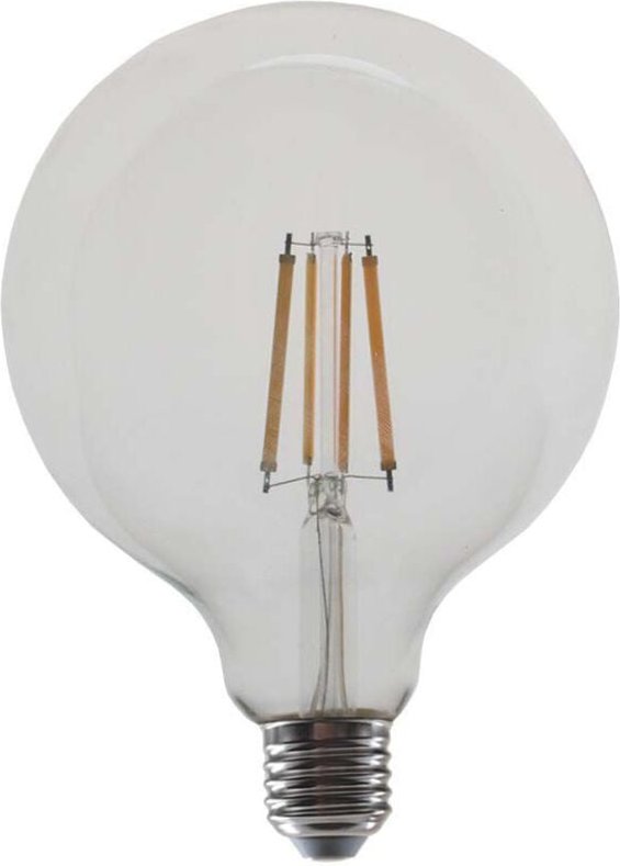 V-tac - LED-Glühbirne E27 12W 120LM/W G125 Filament Transparent Naturweiß