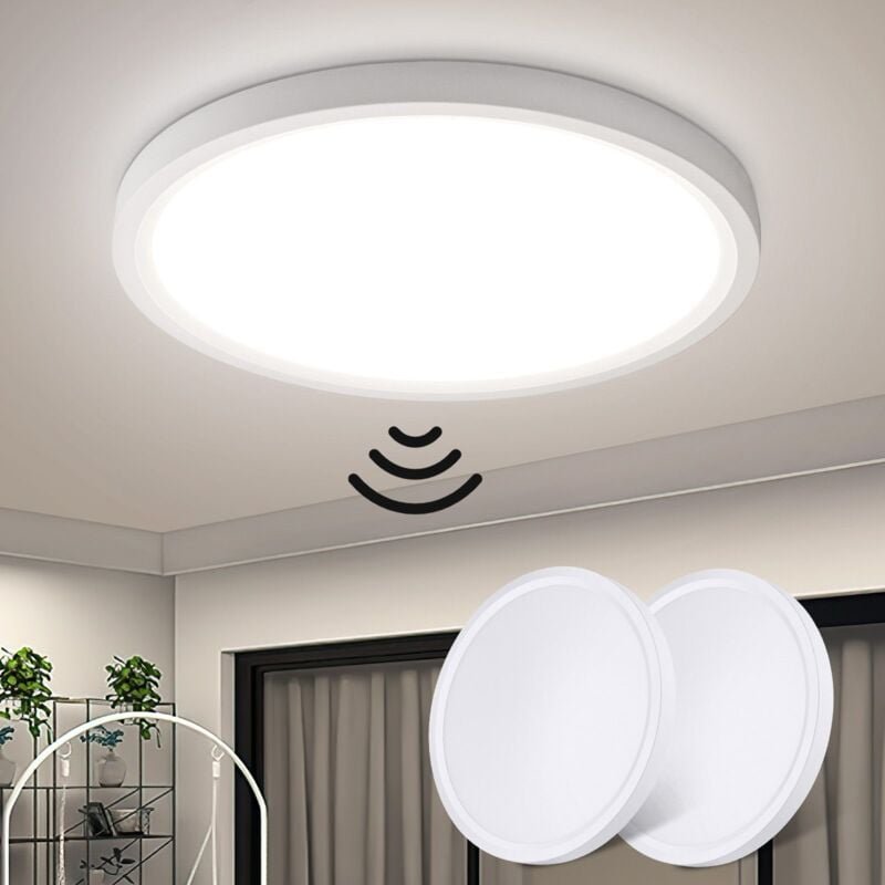 Led Deckenleuchte mit Bewegungsmelder led Deckenlampe 4000K 2PCS