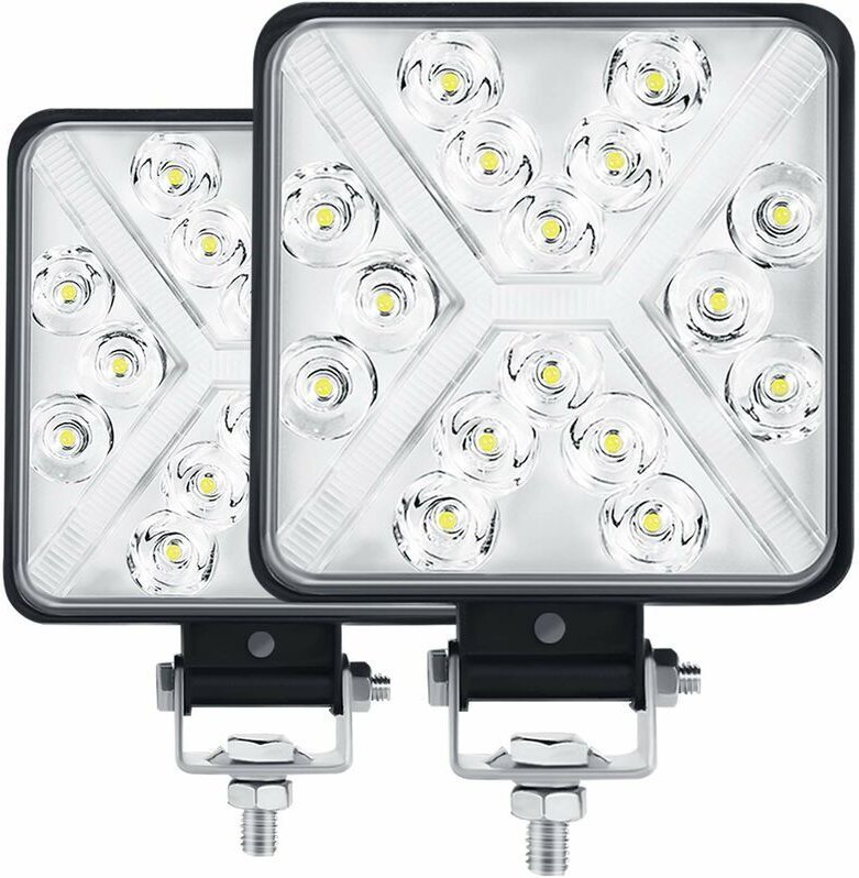 Paar 4' LED Arbeitsscheinwerfer Traktor 300W 12000LM 6000K LED Scheinwerfer 4x4 IP67 Motorrad LED Zusatzscheinwerfer Qua...