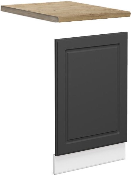 Vicco - Frontblende Fame-Line, Anthrazit-Gold, 45 cm , ap Eiche