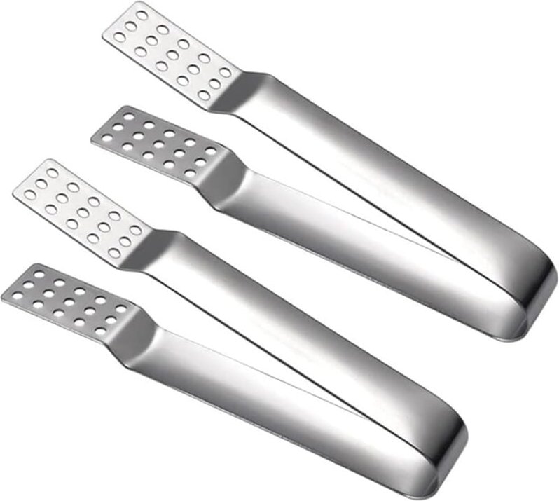 Stück Teebeutelpresse aus Edelstahl, Teebeutelhalter aus Edelstahl, Quetschwerkzeug für Teebeutel, lose Blätter, Eiswürf...