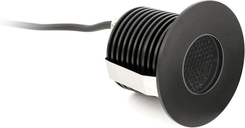 Faro Barcelona - grund Bodeneinbauleuchte satinierter Edelstahl und schwarz matt von faro 70731