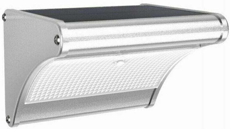 LED-Solarleuchte, Aluminiumgehäuse, wasserdicht für den Außenbereich, Radar-Bewegungserkennung, geeignet für Veranda, Ga...