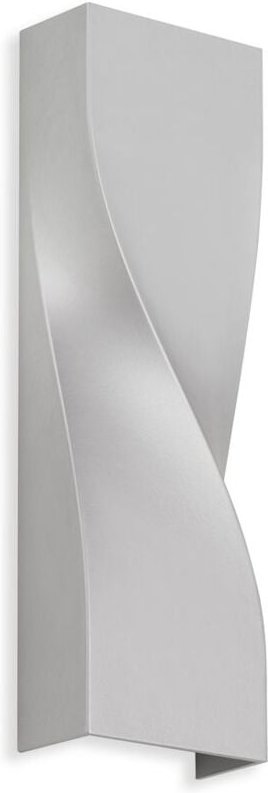 Telefunken - led Außenwandleuchte Außenlampe 4000K IP44 Metall-Glas 11W Silber