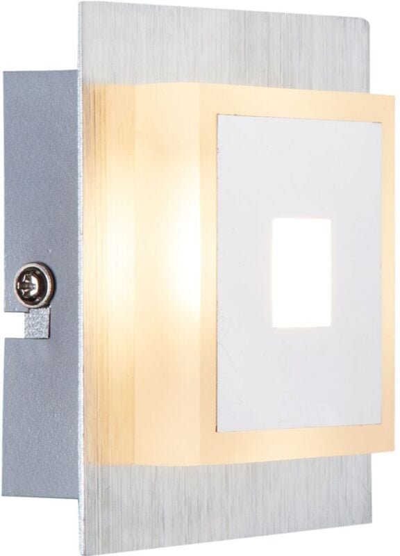 5 Watt led Decken Spot Lampe Leuchte Chrom Alu Acryl quadralla