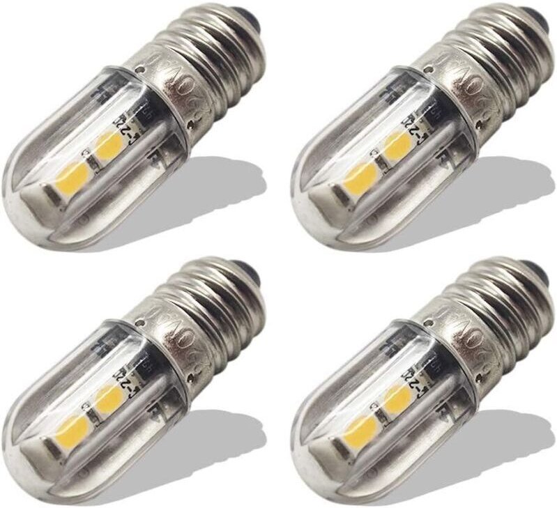 Ersandy E10 LED-Lampe 220V 230V AC Energiesparende LED-Kontrollleuchte 8mm Schraubsockel 3030 4SMD Chipsets LED-Upgrade-...