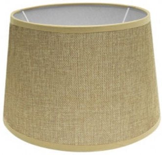Fabrilamp - fab 157412015 Irene Lampenschirm E27 Beige 20dx15dx12h Offen Konisch