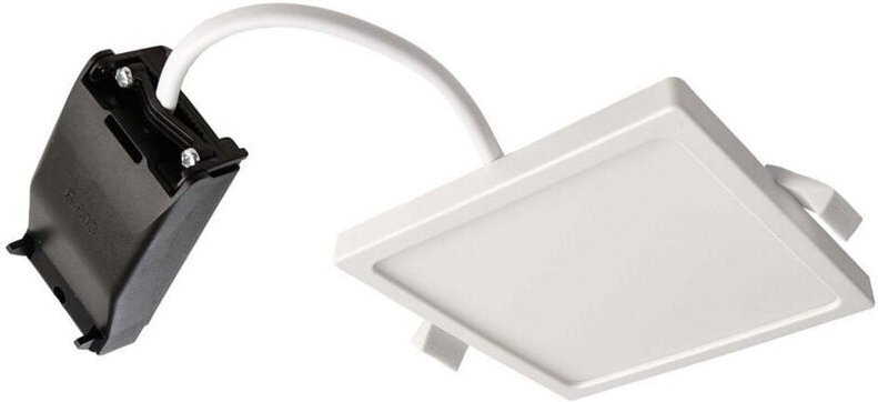 Trade Shop Traesio - Trade Shop - plafoniera quadrato incasso led 7W luce lampada soffitto corridoio -