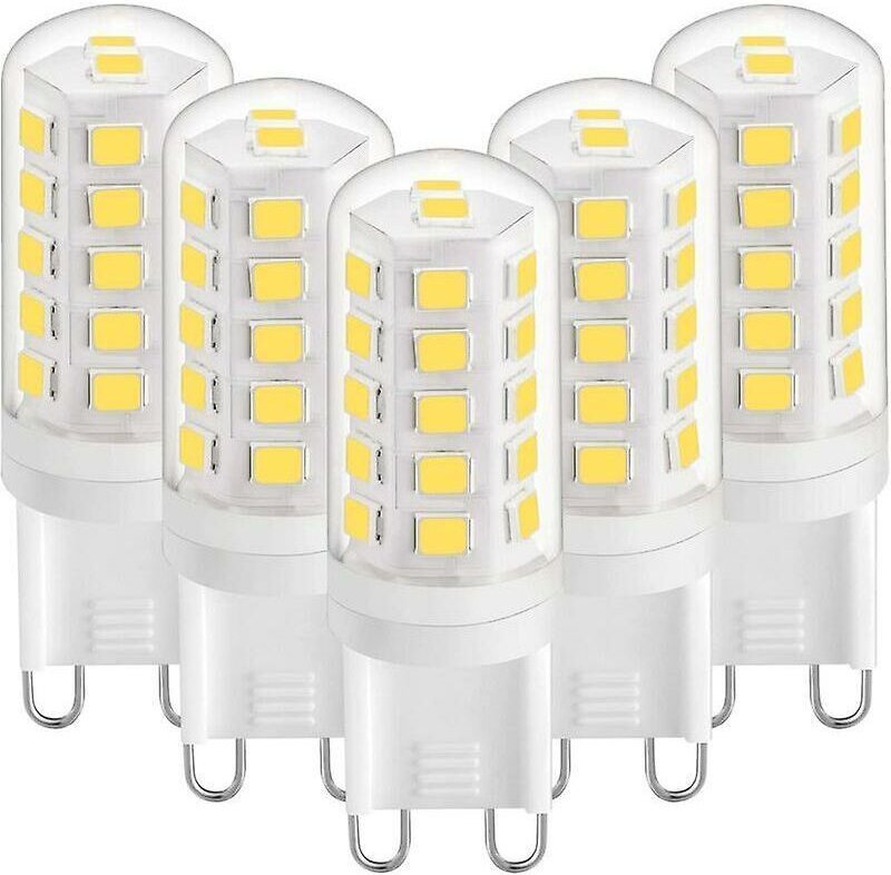 Thumbnail - G9 LED 3W Warm White 3000K, G9 LED Bulbs 350LM, Equivalent to 28W 40W Halogen Bulb, 5Pcs