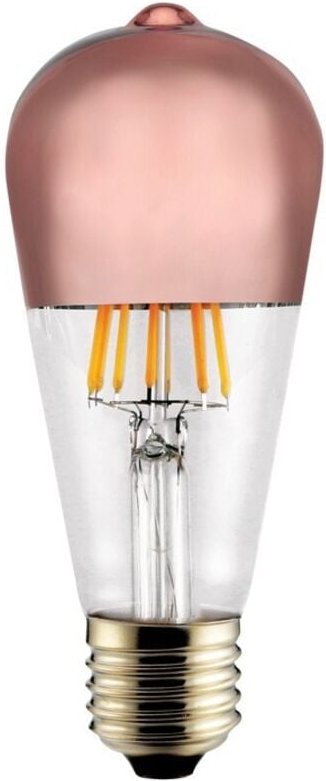 LED-Glühbirne E27 ST64 Halbspiegelbronze 6W