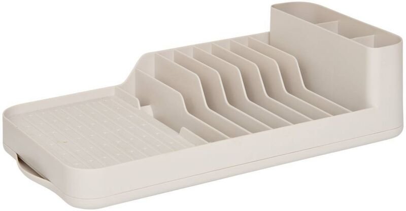 Kompaktes abtropfgestell essentiels beige 1 ebene - 5five