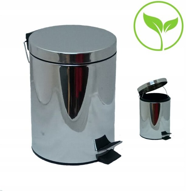 30-l-Tretabfalleimer aus Edelstahl