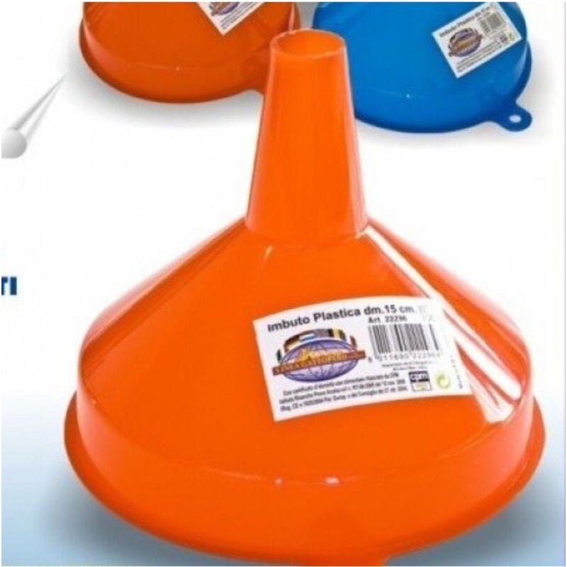 Trade Shop Traesio - Trade Shop - set 12 imbutes in diameter plastics 15CM in varius colours -