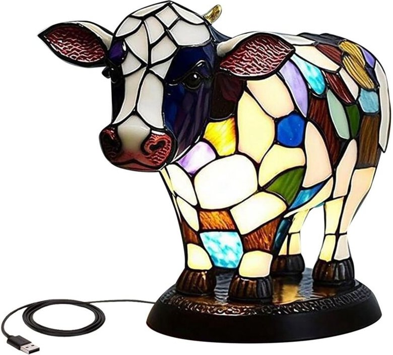 Tischlampe, Tier-Nachttischlampe für Wohnzimmer, Schlafzimmer,B