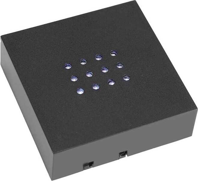 Kristallanzeige Basis, 9,5 x 3 cm quadratisches led -Licht für die Anzeige von Glaskunst -Heimdekoration Büro - Eosnow