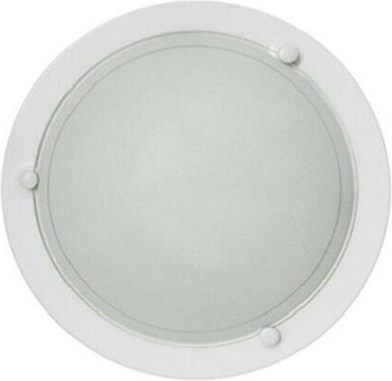 Runde Deckenleuchte 29cm 1xE27 weiß GSC 0701936