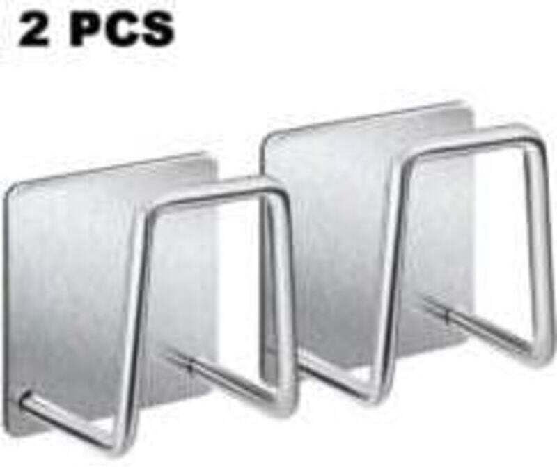 YMYNY 2 Stück Abtropfgestell für Küchenspüle, Schwammhalter, Zubehör, Edelstahl, wasserdicht, Schwammrahmen, stanzfrei, ...