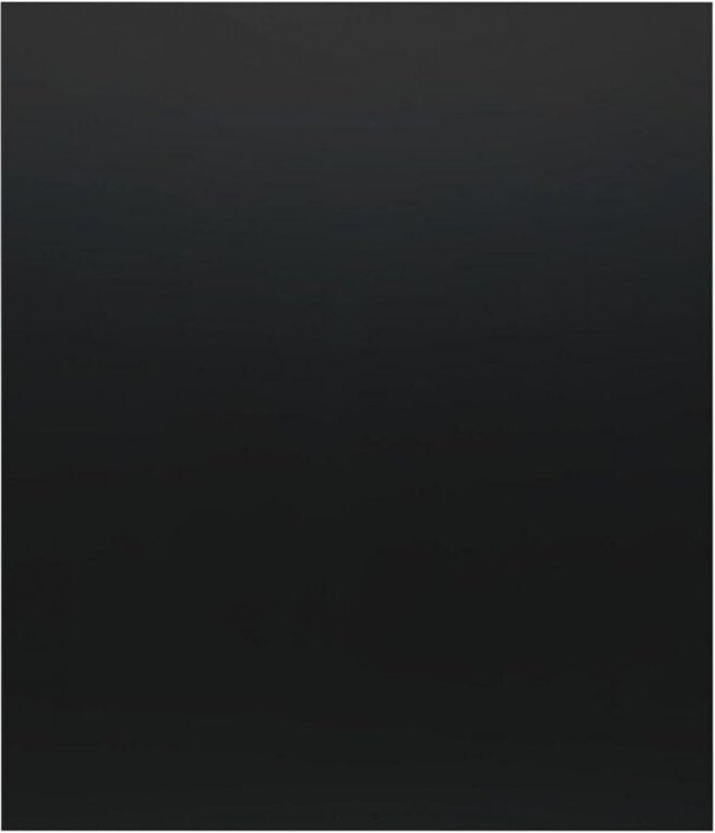 Hochglänzende schwarze Glasrückwand 60 x 70 cm Sans marque