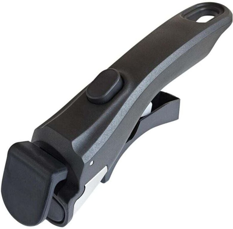 Abnehmbarer Griff (schwarz), abnehmbarer Kochgeschirrgriff, universeller Topfgriff, Ersatzzange, langlebig und hitzebest...