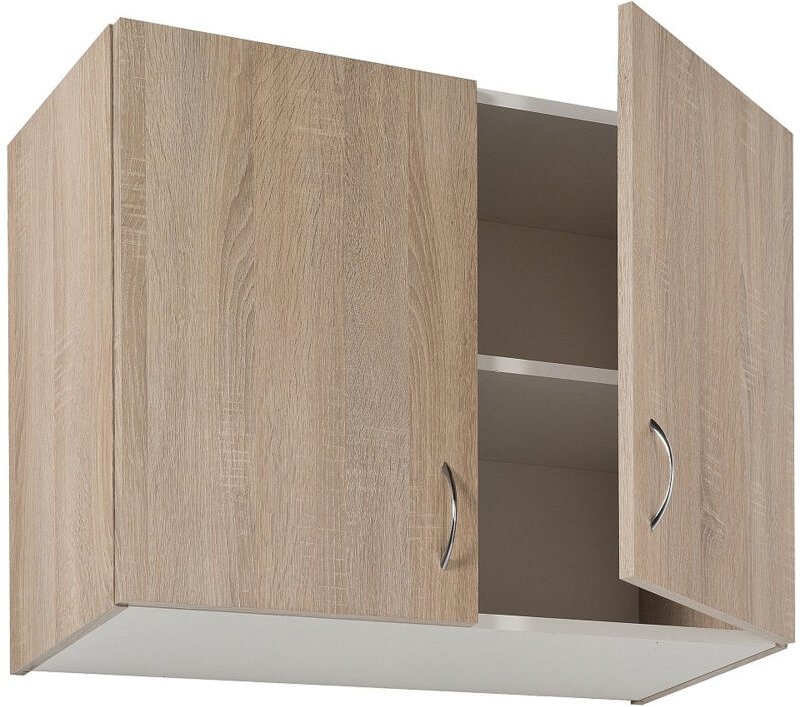 Einzelner 80 x 60 Sonoma Eiche Wand-Küchenschrank