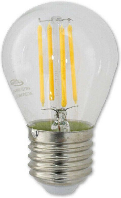 Trade Shop Traesio - Trade Shop - G45 LED-Glühbirne E27, kugelförmig, kaltes Licht, natürliches warmes Licht, 4 w, G45A-...