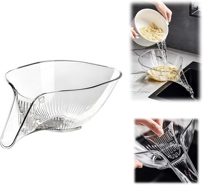 BEBUSINGOTO Abtropfkorb für die Küchenspüle Tropfkorb für die Spüle Gemüsesieb für die Küchenspüle Multifunktionaler Abt...