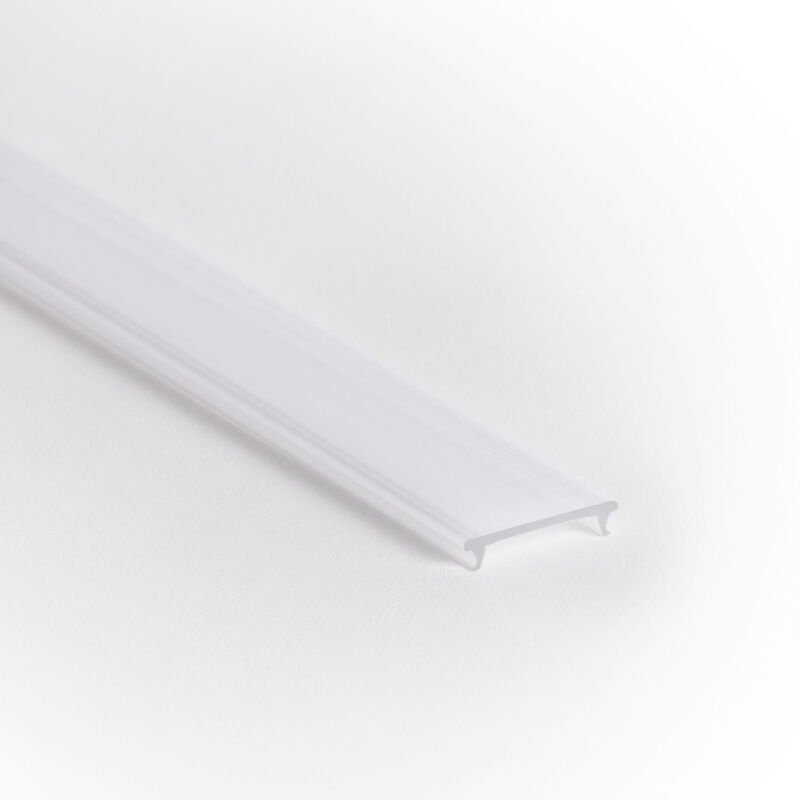 10 Meter Abdeckung für Aluminiumprofil kompatibel mit Ref. 129031 Halbtransparent