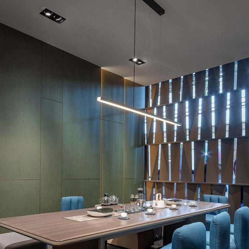 Thumbnail - Lineare LED-Anbauleuchte IP20 Weißes Gehäuse 40W 4300 Lumen 6500K